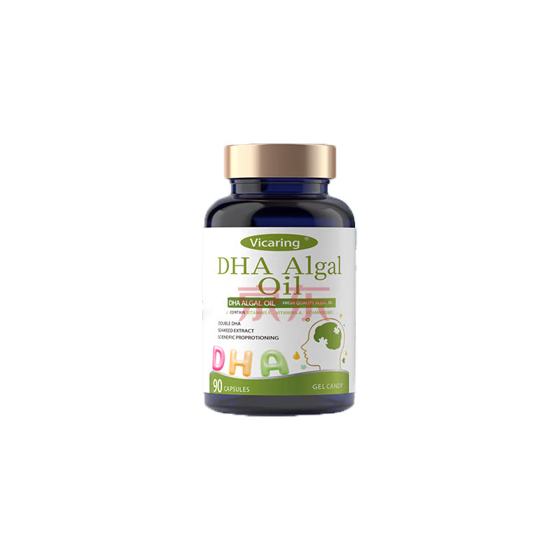 DHA algae oil soft gels for students to strengthen the brain, adolescents aged 6-18 years old, 3-5 years old, memory improvement, concentration improvement, junior and senior high school students to prepare for exams, brain gold 90 capsules per bottle