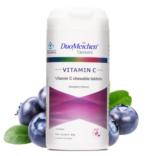 Dumeichen Vitamin C Chewable Tablets (Blueberry Flavor)